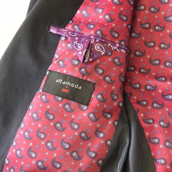 Alta Moda by MW 100% Polyester Suit Jacket - Picture 4 of 6